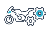 Motorfiets onderdelen
